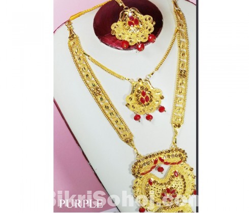 Gold plated Jewelry Set with stone For Women - RPB